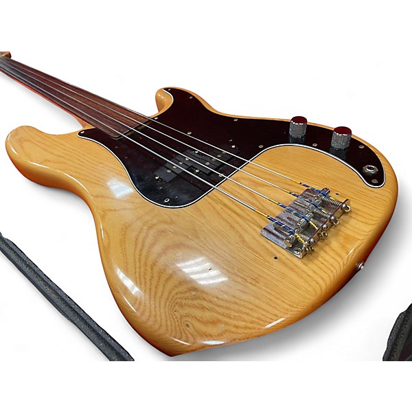 Vintage 1978 Fender Precision Bass Fretless Vintage Natural Electric Bass Guitar