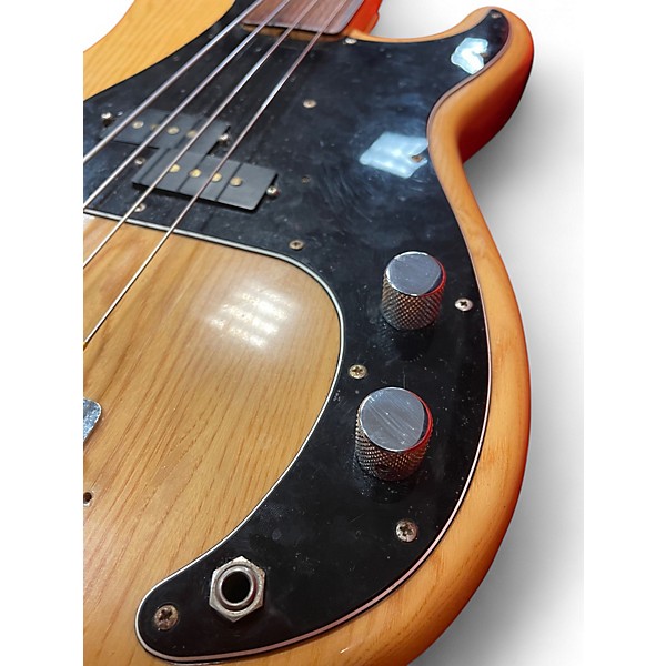 Vintage 1978 Fender Precision Bass Fretless Vintage Natural Electric Bass Guitar