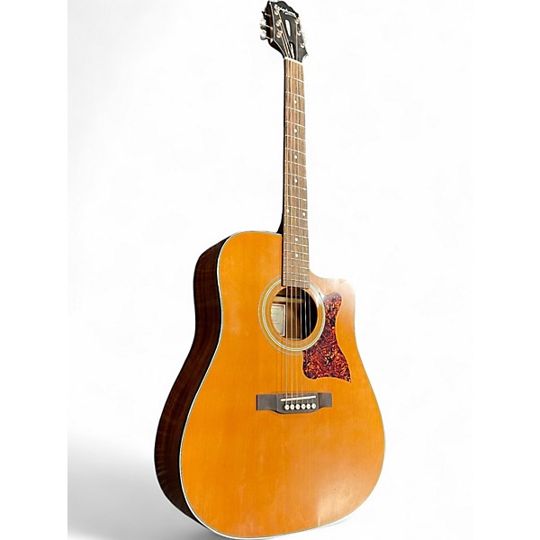 Used Epiphone Masterbuilt DR-400 MCE NAS Vintage Natural Acoustic Electric Guitar