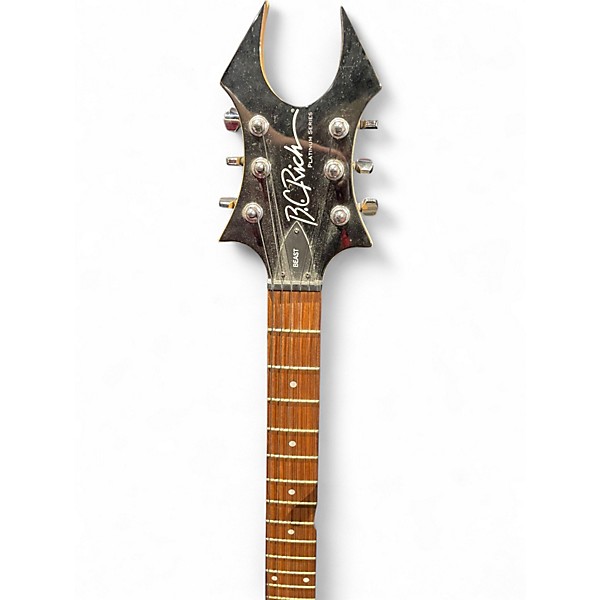 Used B.C. Rich Beast Black Solid Body Electric Guitar