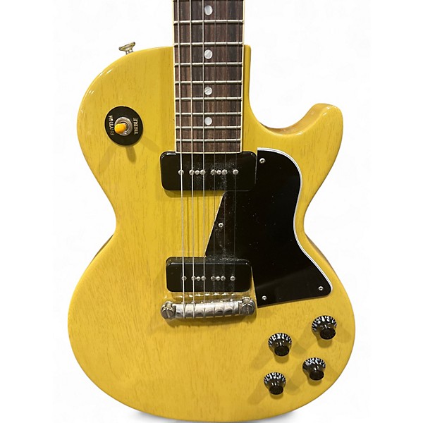 Used 2023 Gibson Les Paul Special Worn TV Yellow Solid Body Electric Guitar