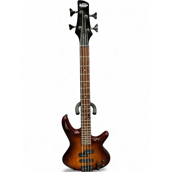 Used Ibanez GSR200SM Brown Sunburst Electric Bass Guitar