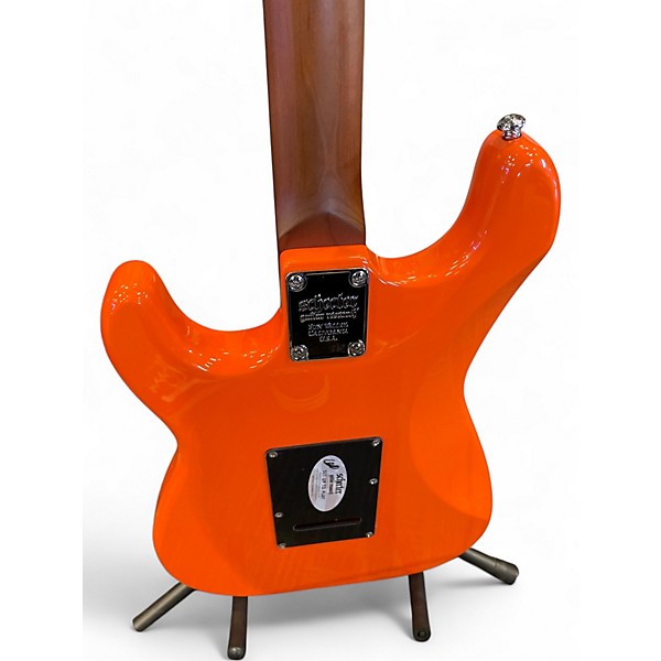 Used Schecter Guitar Research Nick Johnston Traditional Atomic Orange Solid Body Electric Guitar