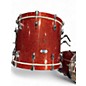 Used Pearl 4 Piece Masters Maple Complete Red Sparkle Drum Kit