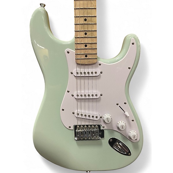 Used Squier Bullet Stratocaster Seafoam Green Solid Body Electric Guitar