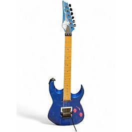 Used Ibanez RG3XXV RG 25th Anniversary Blue Solid Body Electric Guitar
