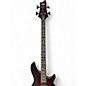 Used Schecter Guitar Research OMEN ELITE BASS RED BURST Electric Bass Guitar