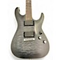 Used Schecter Guitar Research C1 Platinum BLACK CLOUD BURST Solid Body Electric Guitar