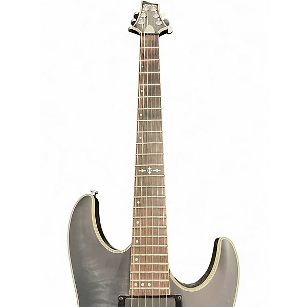 Used Schecter Guitar Research C1 Platinum BLACK CLOUD BURST Solid Body Electric Guitar