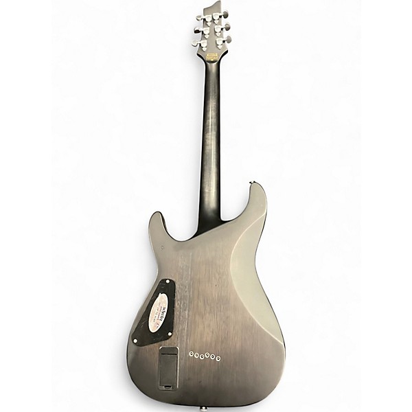 Used Schecter Guitar Research C1 Platinum BLACK CLOUD BURST Solid Body Electric Guitar