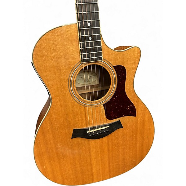 Used 2001 Taylor 414CE Natural Acoustic Electric Guitar