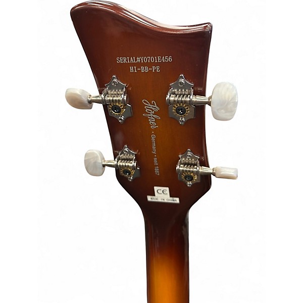 Used Hofner BBASS HI-SERIES 2 Color Sunburst Electric Bass Guitar