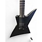 Used ESP LTD EX-7 Baritone Black Metal Satin Black Solid Body Electric Guitar