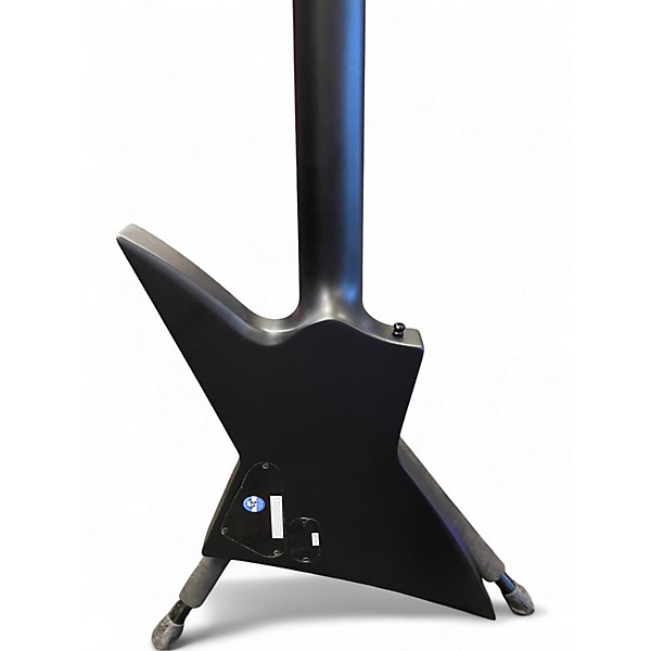 Used ESP LTD EX-7 Baritone Black Metal Satin Black Solid Body Electric Guitar