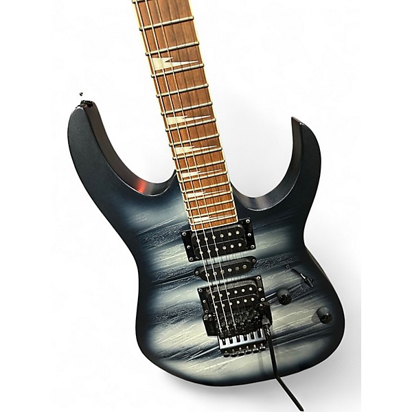 Used Ibanez RG470 Blue Swirl Solid Body Electric Guitar