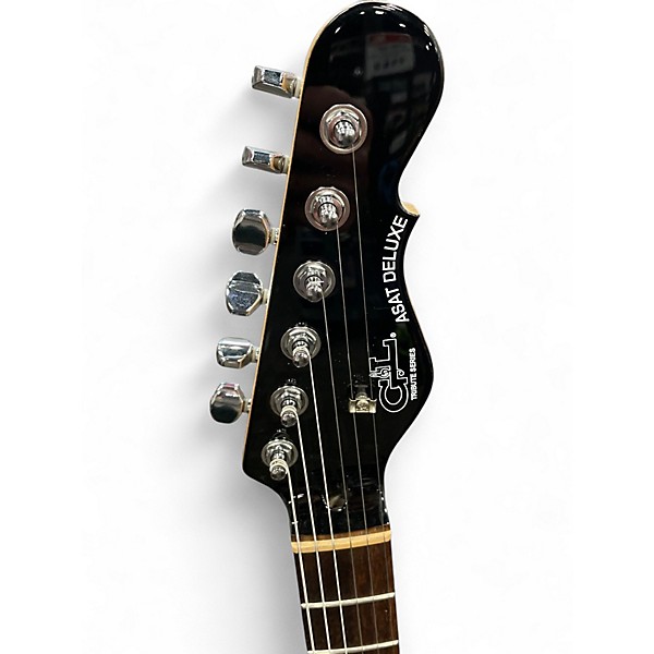 Used G&L ASAT Deluxe Black Solid Body Electric Guitar