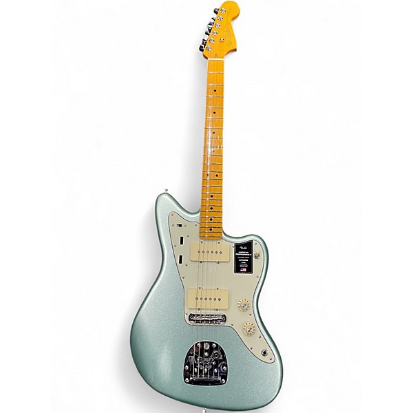 Used Fender american professional II Jazzmaster MYSTIC SURF GREEN Solid Body Electric Guitar