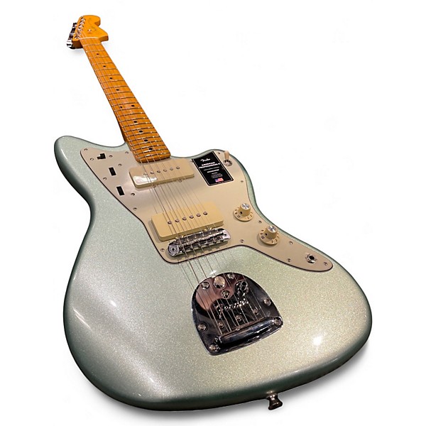 Used Fender american professional II Jazzmaster MYSTIC SURF GREEN Solid Body Electric Guitar