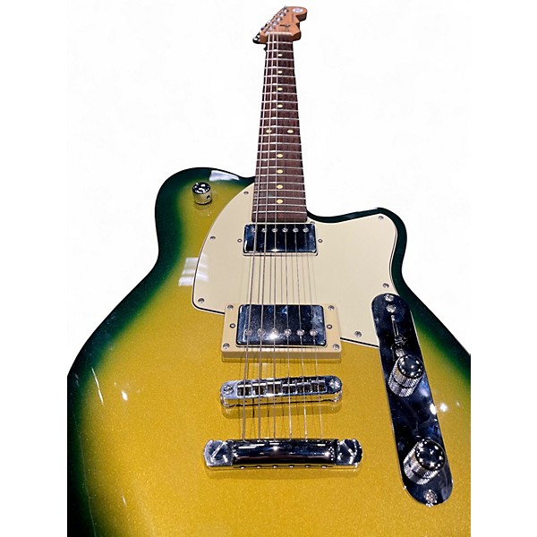 Used Reverend CHARGER HB CITRADELIC SUNSET Solid Body Electric Guitar