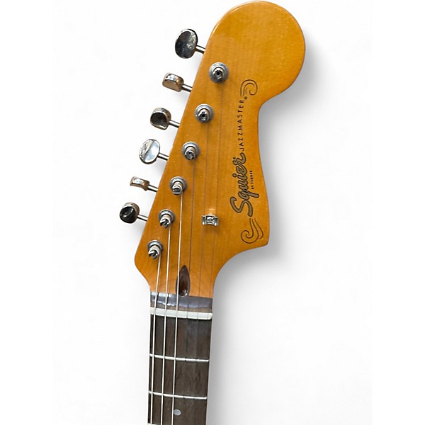 Used Squier J Mascis Jazzmaster White Solid Body Electric Guitar