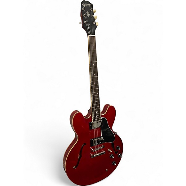 Used Epiphone ES335 Red Hollow Body Electric Guitar