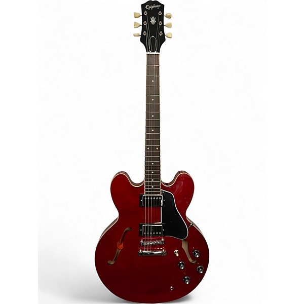 Used Epiphone ES335 Red Hollow Body Electric Guitar