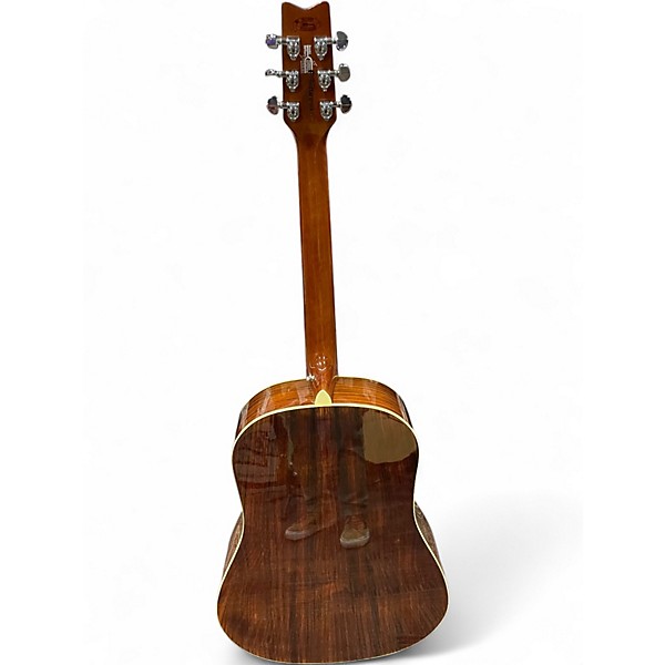 Used Washburn sj-28s Natural Acoustic Guitar