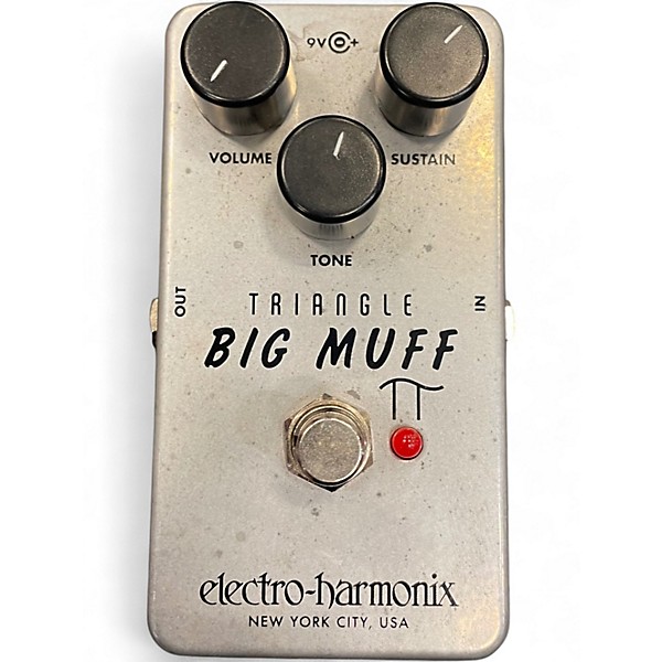 Used Electro-Harmonix Big Muff Triangle Pi Distortion Effect Pedal