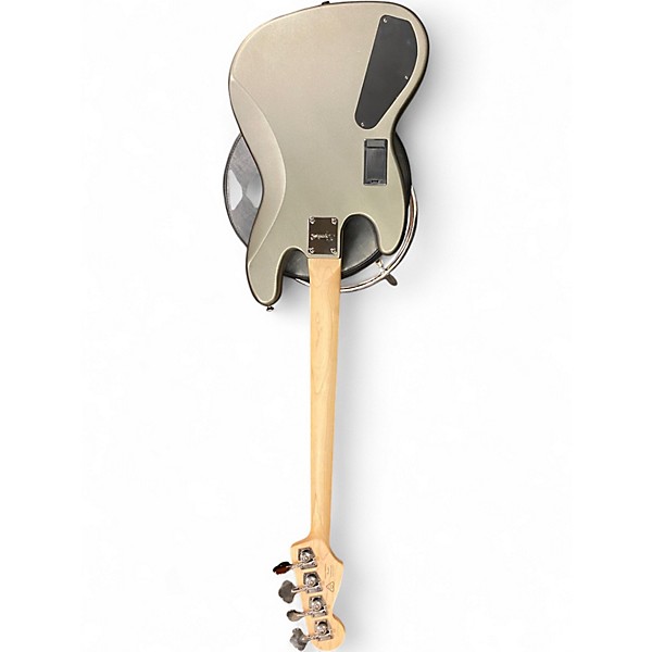 Used Squier Contemporary Active Jazz Bass Gunmetal Gray Electric Bass Guitar