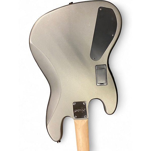 Used Squier Contemporary Active Jazz Bass Gunmetal Gray Electric Bass Guitar