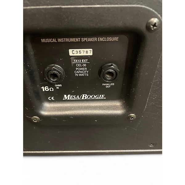 Used MESA/Boogie 1X12 EXT Speaker Cabinet Guitar Cabinet