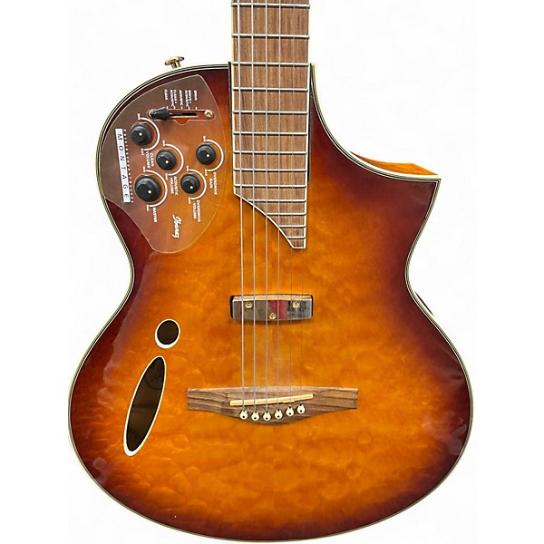 Used Ibanez MSC650VV Montage Tiger Eye Acoustic Electric Guitar