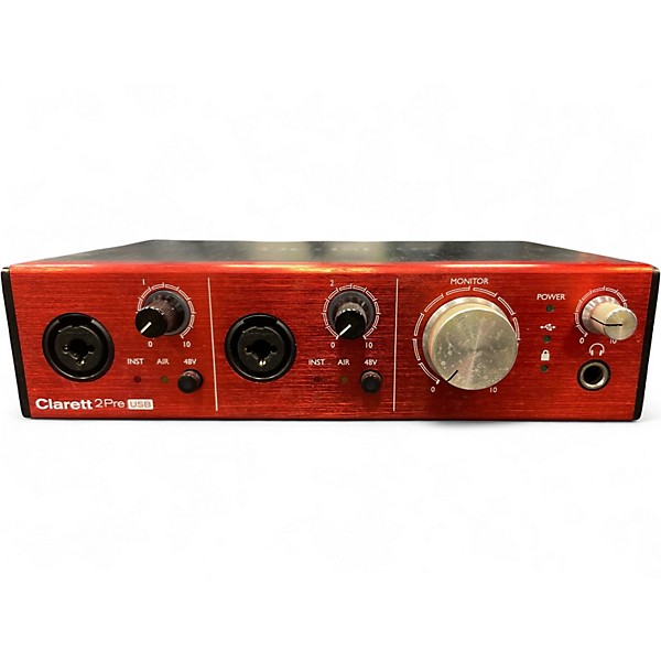 Used Focusrite Clarett 2Pre Audio Interface