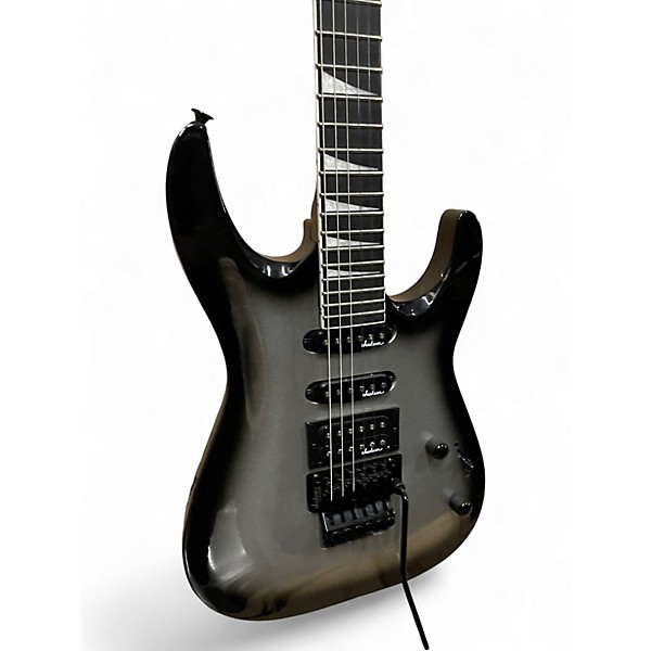 Used Jackson JS34Q Dinky Black and Silver Solid Body Electric Guitar