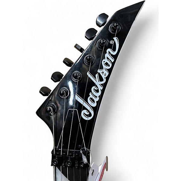 Used Jackson JS34Q Dinky Black and Silver Solid Body Electric Guitar