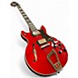 Used Hagstrom ALVAR RED Hollow Body Electric Guitar