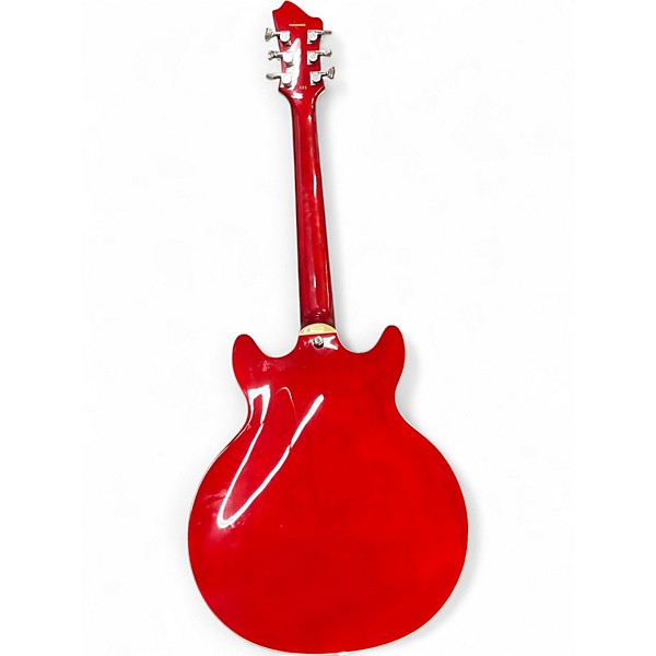 Used Hagstrom ALVAR RED Hollow Body Electric Guitar