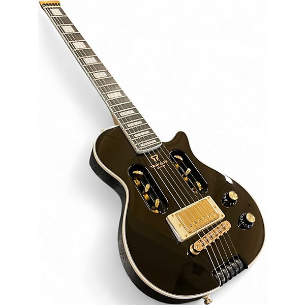 Used Traveler Guitar EG1 Custom Black and Gold Electric Guitar