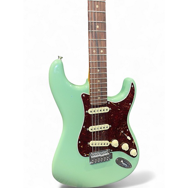 Used Fender 75th anniversary stratocaster mexico Seafoam Green Solid Body Electric Guitar