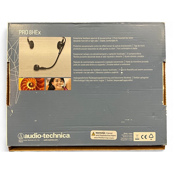 Used Audio-Technica PRO8HEX Headset Dynamic Microphone