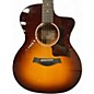 Used Taylor 214CE Deluxe 2 Color Sunburst Acoustic Electric Guitar