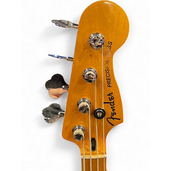 Used Fender Player Plus Active Precision Bass black burst Electric Bass Guitar