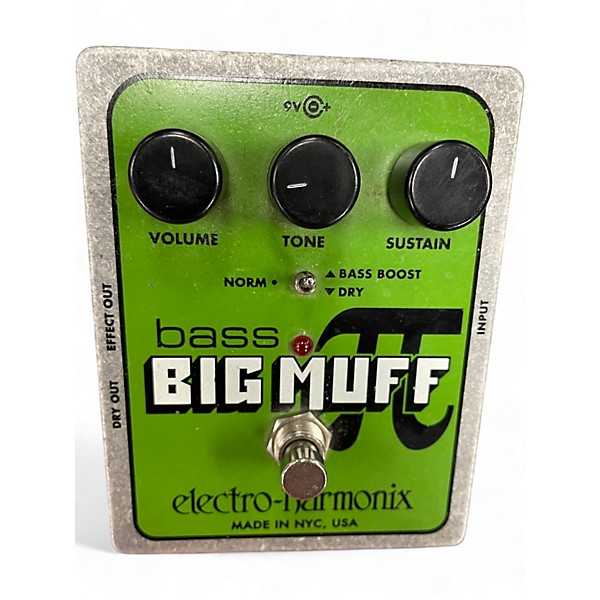 Used Electro-Harmonix Deluxe Bass Big Muff Distortion Bass Effect Pedal