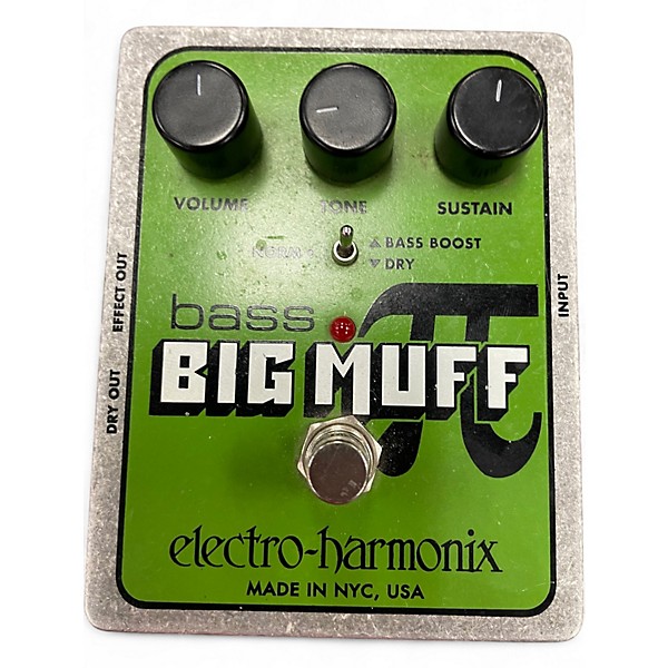 Used Electro-Harmonix Deluxe Bass Big Muff Distortion Bass Effect Pedal
