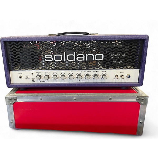 Used Soldano SLO100 100W PURPLE Tube Guitar Amp Head