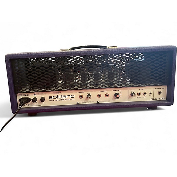 Used Soldano SLO100 100W PURPLE Tube Guitar Amp Head