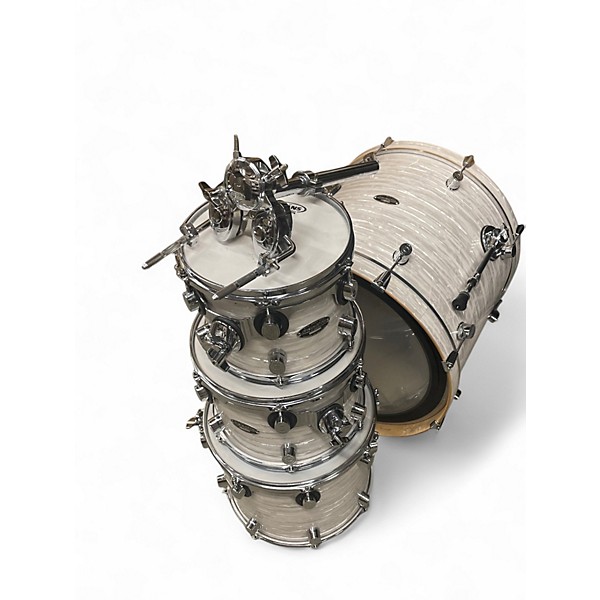 Used PDP by DW 4 Piece CX Series pacific Alpine White Drum Kit