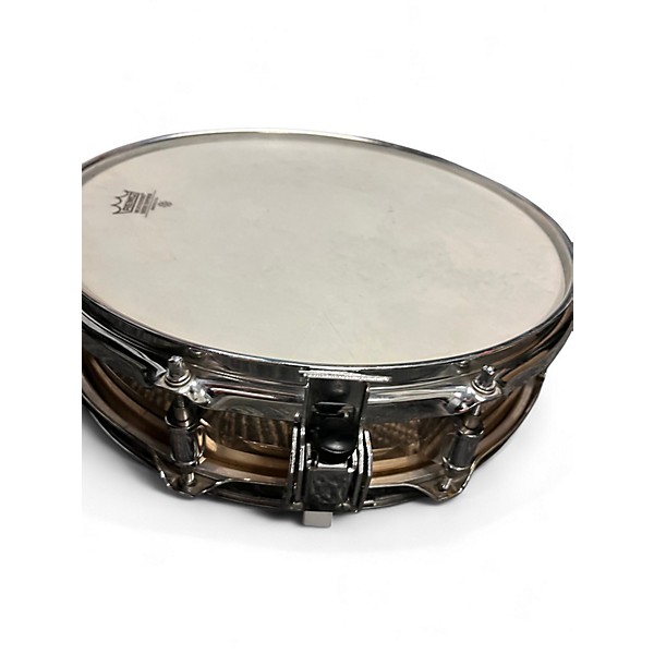 Used Remo 13X3.5 MasterTouch Snare Metallic Gold Drum