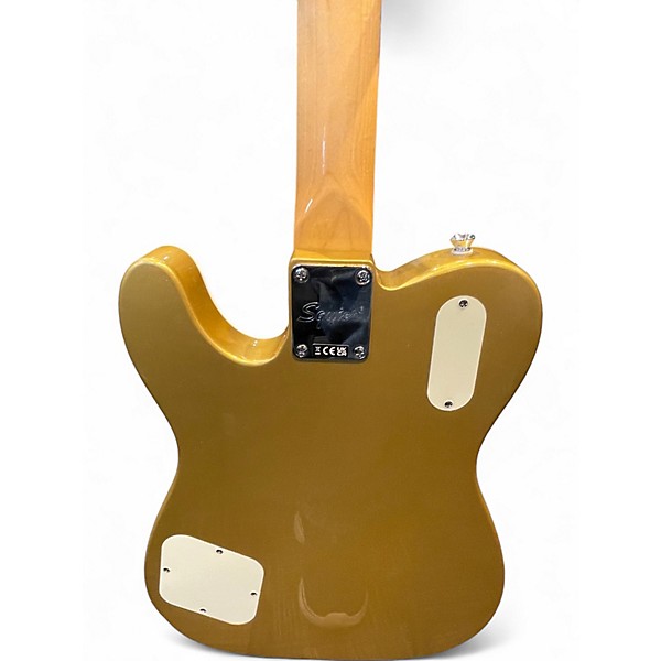 Used Squier Paranormal Troublemaker Telecaster Deluxe Aztec Gold Solid Body Electric Guitar