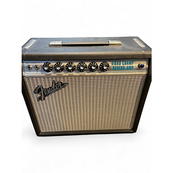Used Fender '68 Custom Vibro Champ Reverb Tube Guitar Combo Amp